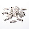 Tibetan Style Alloy Rectangle with Word Namaste Pendants X-TIBEP-Q043-067-RS-1