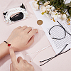 30Pcs 2 Colors Waxed Polyester Braided Cord Bracelet Making AJEW-DC00007-3