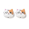 Baking Paint Alloy Beads FIND-H059-02D-1