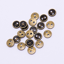 Alloy Mini Buttons PALLOY-WH0076-49B-AB