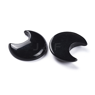 Natural Obsidian Cabochons G-P440-A02-1