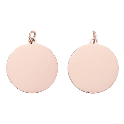 Ion Plating(IP) 304 Stainless Steel Pendants STAS-I311-06RG-1