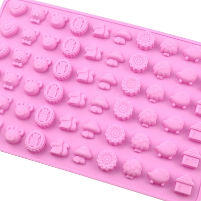 60-Cavity Forest Them Silicone Animal Wax Melt Molds LS-STAM-PW0003-33-1