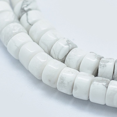 Natural Howlite Beads Strands G-F631-A03-1