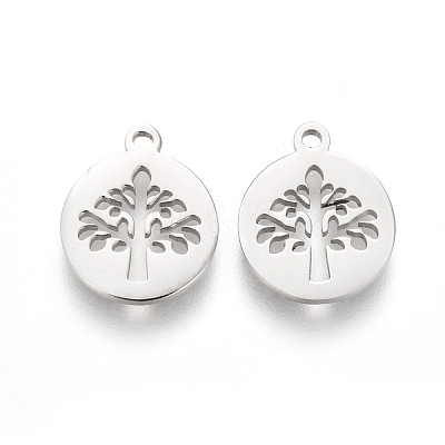 Non-Tarnish 304 Stainless Steel Charms STAS-I151-42P-1
