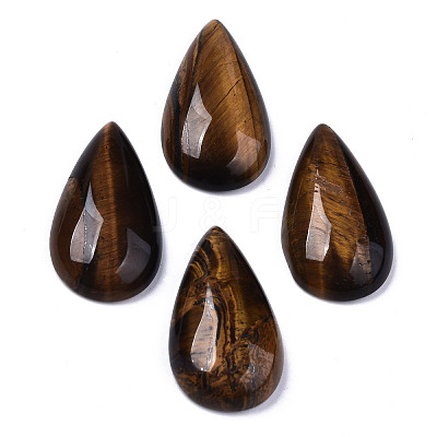 Natural Tiger Eye Cabochons G-N326-72D-1