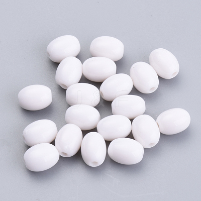 Opaque Acrylic Beads SACR-S300-08A-01-1