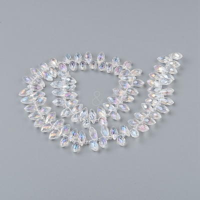 Crystal Glass Beads Strands GLAA-D033-01-1