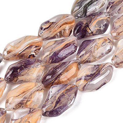 Handmade Lampwork Beads Strands LA-N046-02M-1