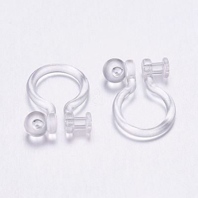 Plastic Clip-on Earring Findings LS-KY-P007-H01-1
