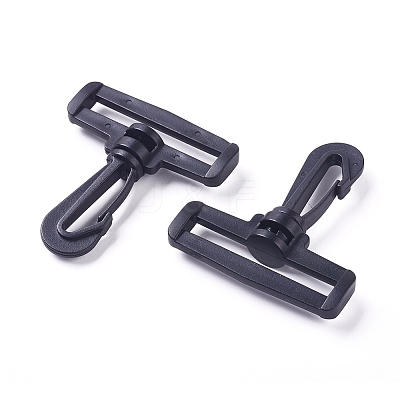 Plastic Swivel Lobster Claw Clasps LS-KY-WH0020-23D-1