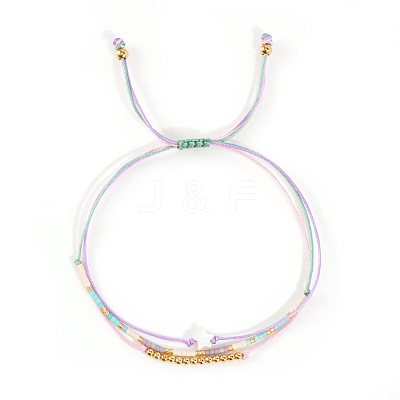 Handmade MIYUKI Glass Seed Braided Bead Multi-layer Bracelets for Women IY0959-1-1