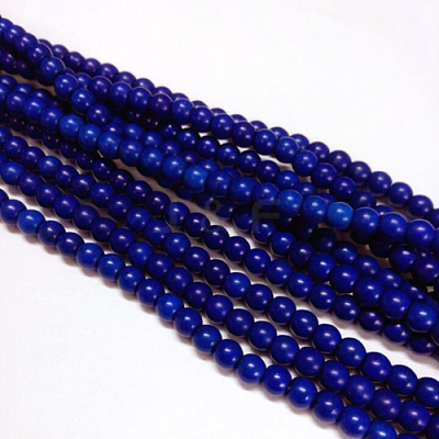 Synthetic Turquoise Beads Strands TURQ-G106-8mm-02N-1