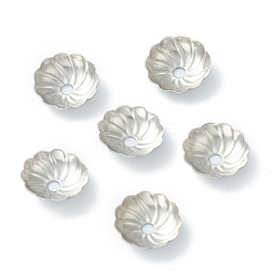 Non-Tarnish 304 Stainless Steel Bead Caps STAS-H149-26A-P-1