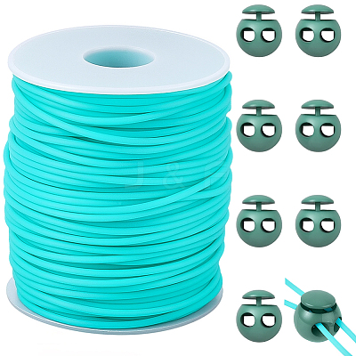 8Pcs Plastic Cord Locks DIY-CP0011-87C-1