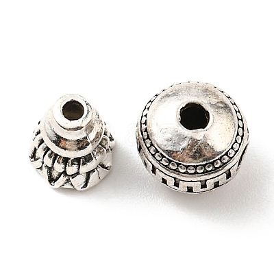 Tibetan Style Alloy 3 Hole Guru Beads FIND-A031-05AS-1