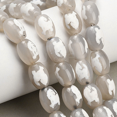 Natural Agate Beads Strands GG-CBA4812-A02-10x14MM-1