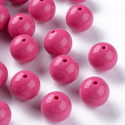 Opaque Acrylic Beads X-MACR-S370-C20mm-A13-1
