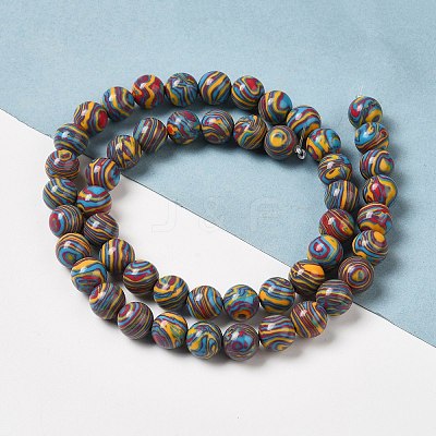 Synthetic Malachite Dyed Beads Strands G-P507-02A-06-1