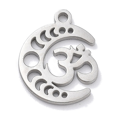 Anti-Tarnish 304 Stainless Steel Pendants LS-STAS-R003-03P-02-1
