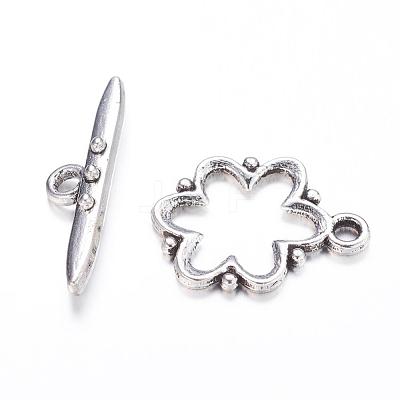 Alloy Toggle Clasps EA777Y-AS-NR-1
