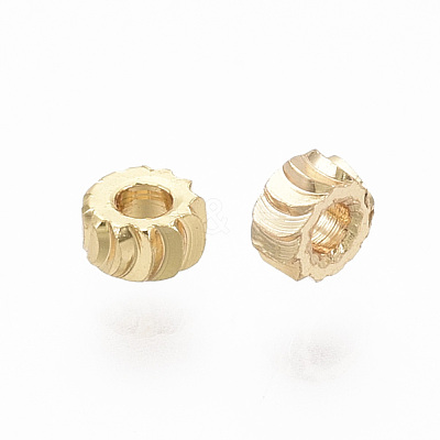 Brass Spacer Beads KK-T063-001A-NF-1