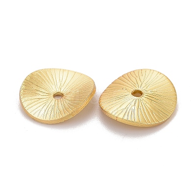 Textured Brass Beads LS-X-KK-Z024-01G-1