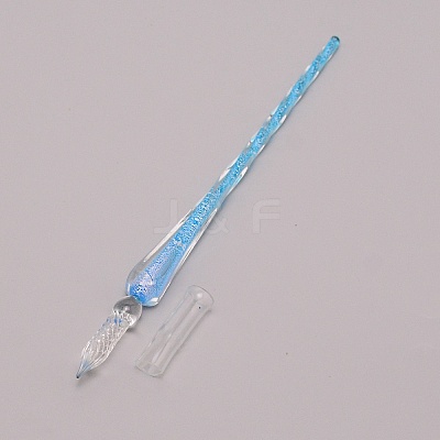 Glass Dipped Pen Calligraphy Ink LS-AJEW-WH0241-53D-1