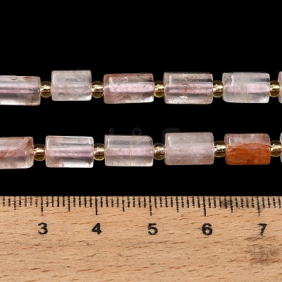 Natural Hematoid Quartz/Ferruginous Quartz Beads Strands GG-CBA5B6F-E02-01-1