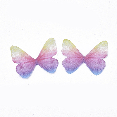 Polyester Fabric Wings Crafts Decoration X-FIND-S322-008B-01-1