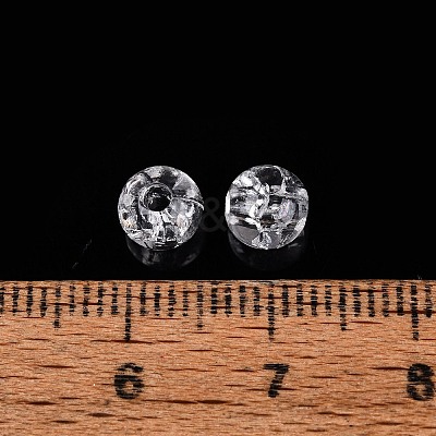 Transparent Crackle Acrylic Beads MACR-ZX026-6MM-01-1