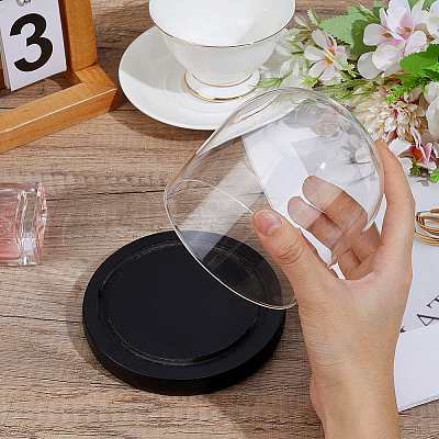 Arch Glass Dome Cover AJEW-WH0596-866C-03-1