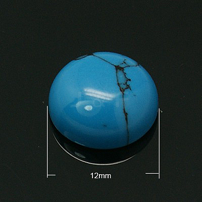 Turquoise Cabochons G-C108-12mm-6-1