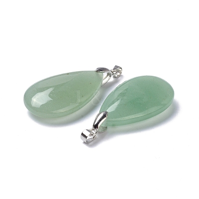 Natural Green Aventurine Pendants G-D084-01P-B10-1
