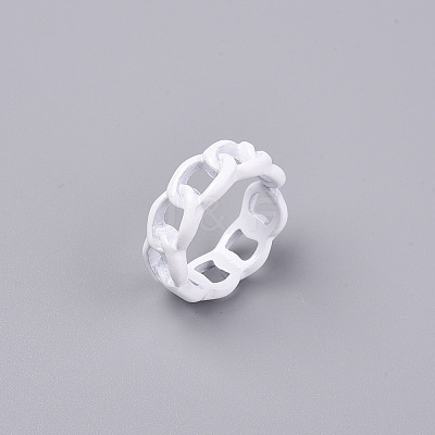 Spray Painted Alloy Cuff Rings X-RJEW-T011-29G-RS-1