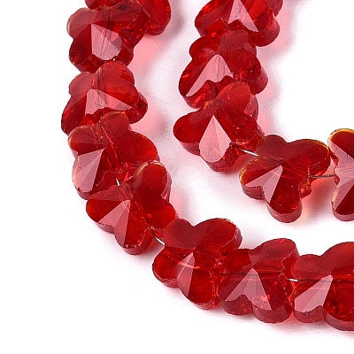 Transparent Glass Beads Strands GLAA-Q118-01A-B10-1