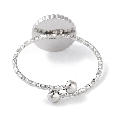 Ion Plating(IP) 304 Stainless Steel Ring RJEW-B059-02P-02-1