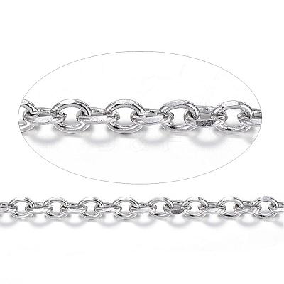 Tarnish Resistant 304 Stainless Steel Cable Chains CHS-H003-02P-1