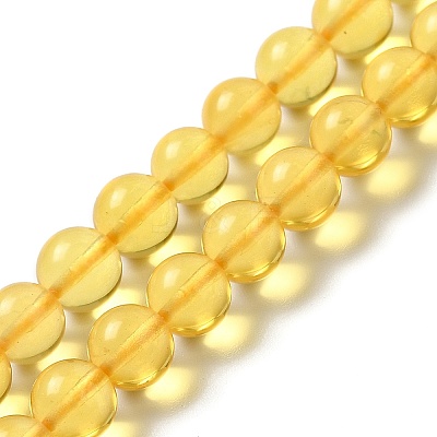 Natural Amber Beads Strands G-Q1006-01A-1