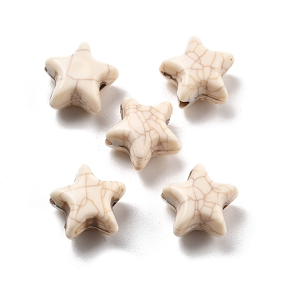Crackle Opaque Acrylic Beads OACR-Z026-06A-1