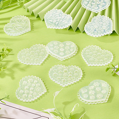 10Pcs 10 Styles Silicone Polymer Clay Mold DIY-TA0012-79-1