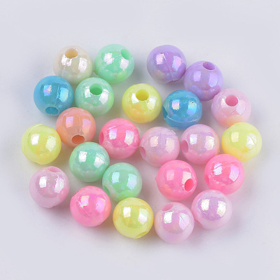 Opaque Acrylic Beads MACR-S296-90B-1