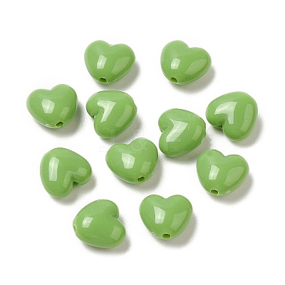 Opaque Acrylic Beads OACR-C016-32B-1