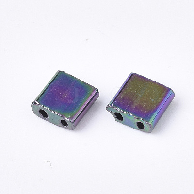 Electroplate Opaque Glass Seed Beads SEED-S023-20C-05-1
