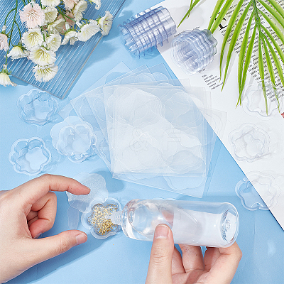 40Pcs Cat Paw Transparent Blister Packaging Inner Tray CON-OC0001-51-1