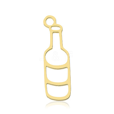 Ion Plating(IP) 201 Stainless Steel Pendants STAS-N090-LA882-2-1