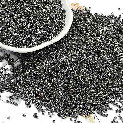 Electroplate Glass Seed Beads SEED-H003-10D-1
