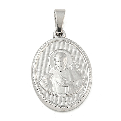 Non-Tarnish 304 Stainless Steel Pendants STAS-B071-02A-10P-1