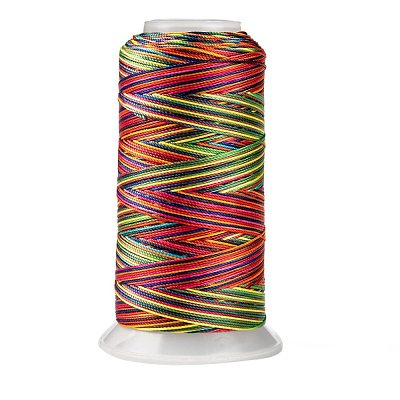 Segment Dyed Round Polyester Sewing Thread OCOR-Z001-B-16-1