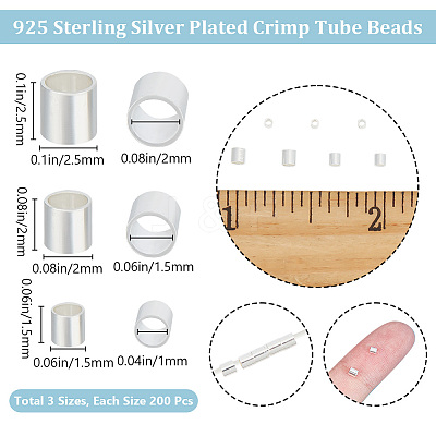 600Pcs 3 Styles Brass Spacer Beads KK-BBC0011-70S-1